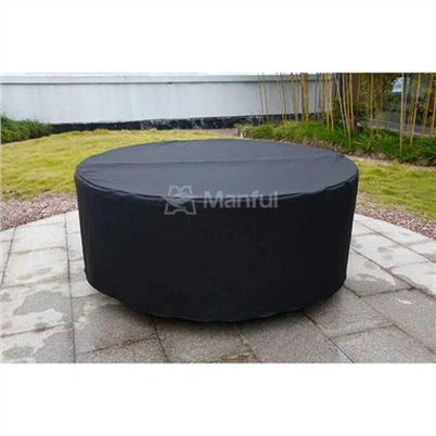 ब्लैक 300 डी ऑक्सफोर्ड टेबल कवर